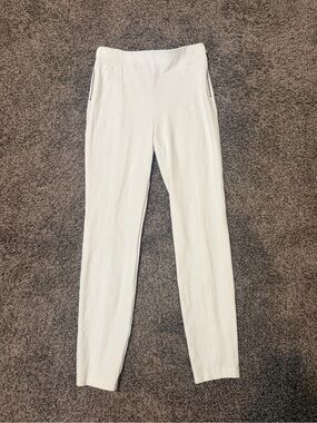 INC International Concepts White Ponte Skinny Pants